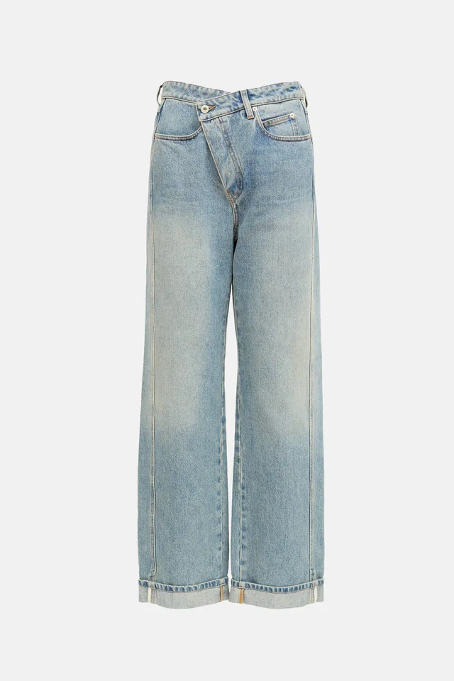 Loewe Criss Cross Jean in Leather from VSP Consignment