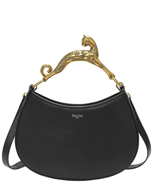 Tiffany & Fred Paris Tiffany and Fred Paris Sculptural Panther Leather Shoulder Bag, image 1 of 1 from Rue La La