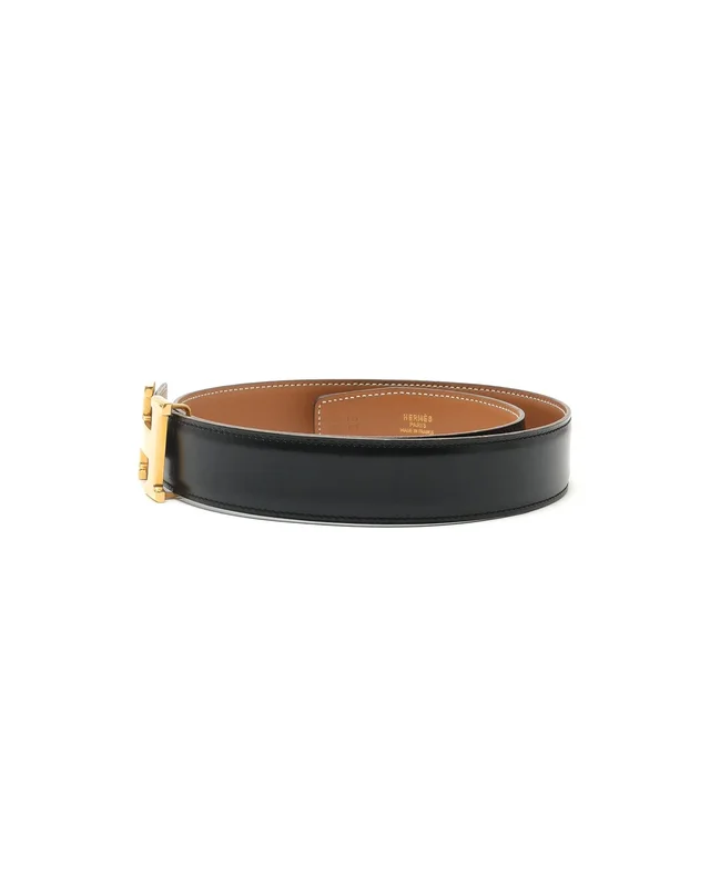 Hermès H Belt, Size 95 in Denim from A Retro Tale, photo 2 of 6