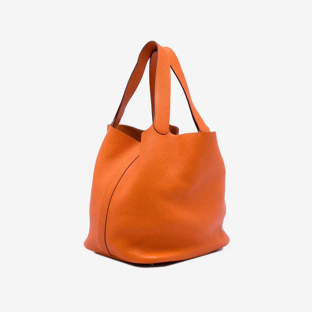 Hermès Picotin 26 Clémence Orange H in Orange Clemence leather from SACLÀB, photo 3 of 5