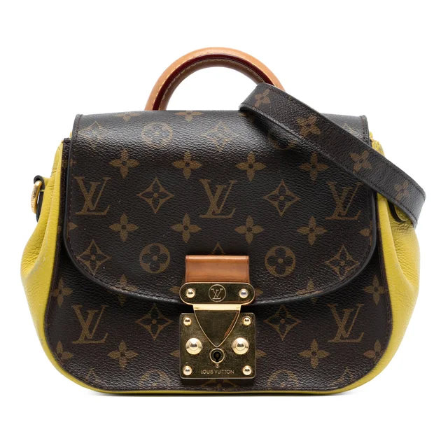 Brown Louis Vuitton Monogram Eden PM Satchel in Brown Coated canvas from Designer Revival