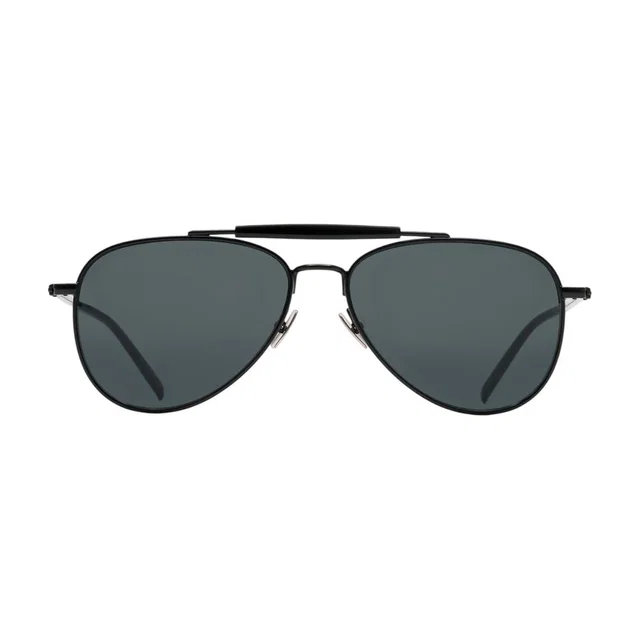 Saint Laurent Sl Sunglasses — Black Metal in Black from HEWI