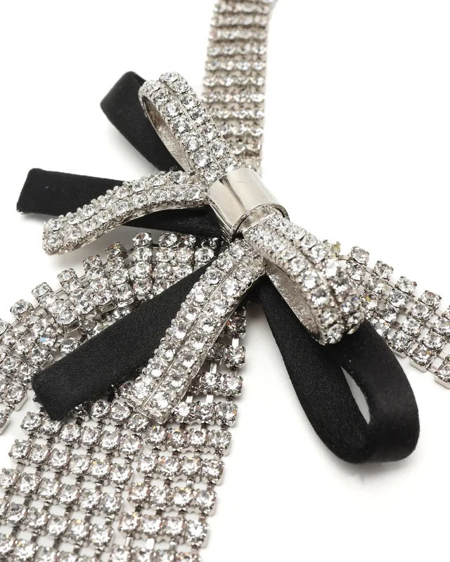 Miu Miu Rhinestone Ribbon Choker from A Retro Tale, photo 6 of 6