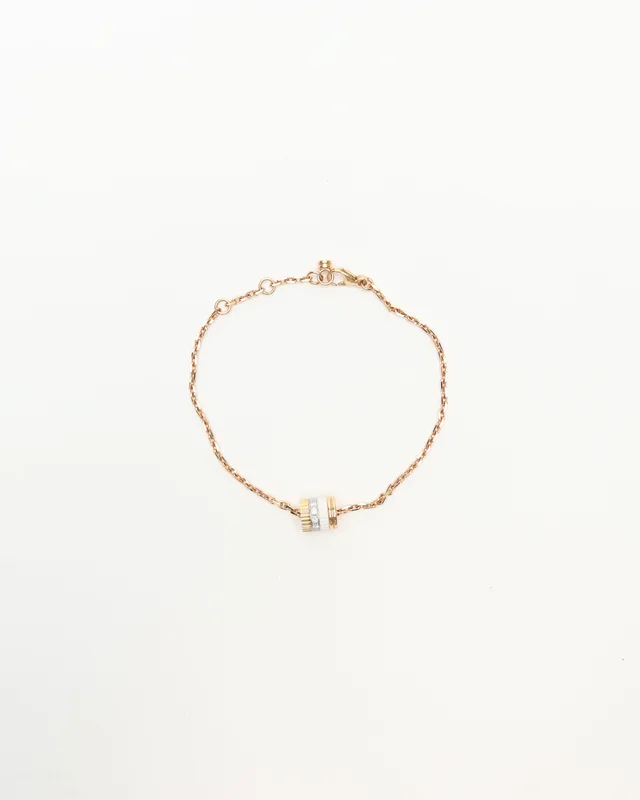 Boucheron Quatre Classic Diamond Chain Bracelet Full Set from A Retro Tale