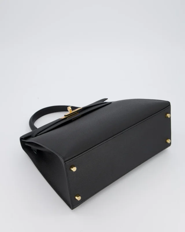 Hermès Kelly 28 Sellier Bag in Black Epsom leather from Sellier, photo 20 of 23