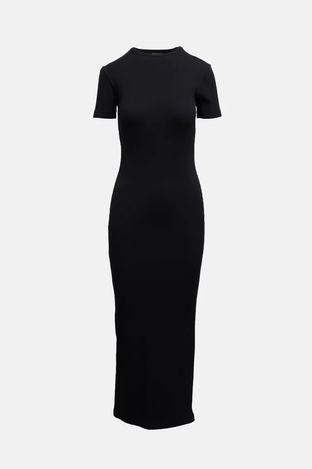Balenciaga 2021 Ribbed Knit T-Shirt Dress from VSP Consignment