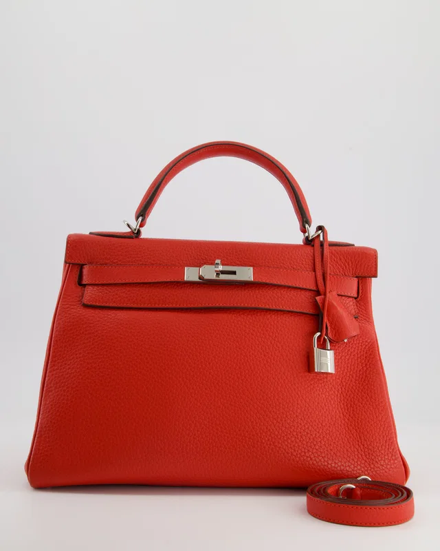 Hermès Kelly 32 Retourne Bag in Togo leather from Sellier