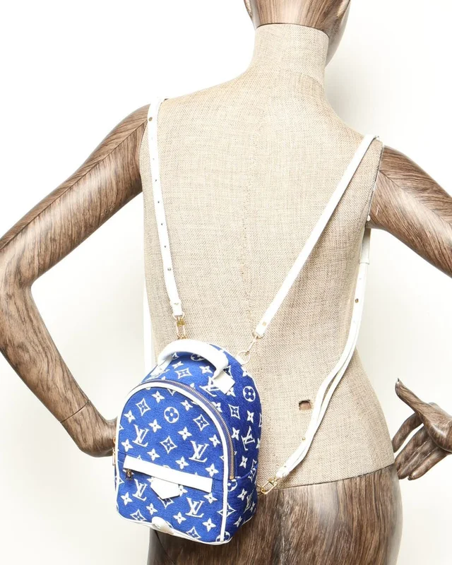 Louis Vuitton Mini Velvet Palm Springs Match Jacquard Backpack in Velvet from A Retro Tale, photo 9 of 9