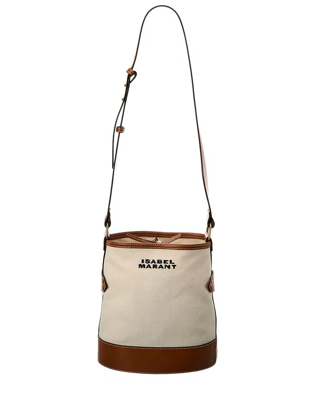 Isabel Marant Canvas & Leather Shoulder Bag, image 1 of 1 from Gilt