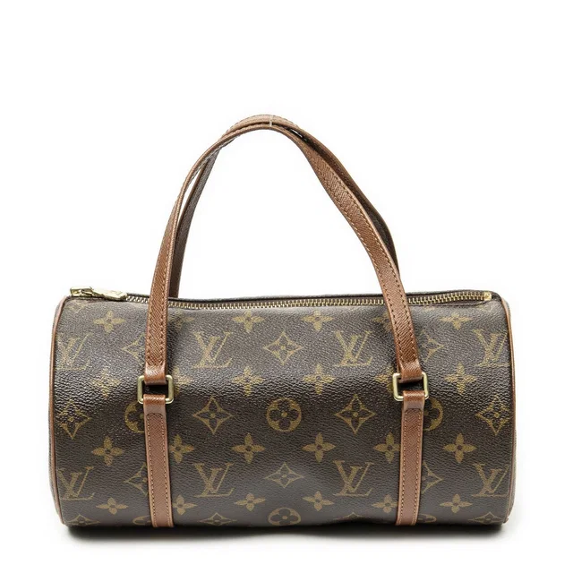 Louis Vuitton Papillon Brown Monogram Canvas Handbag in Brown Coated canvas from The Reluxe