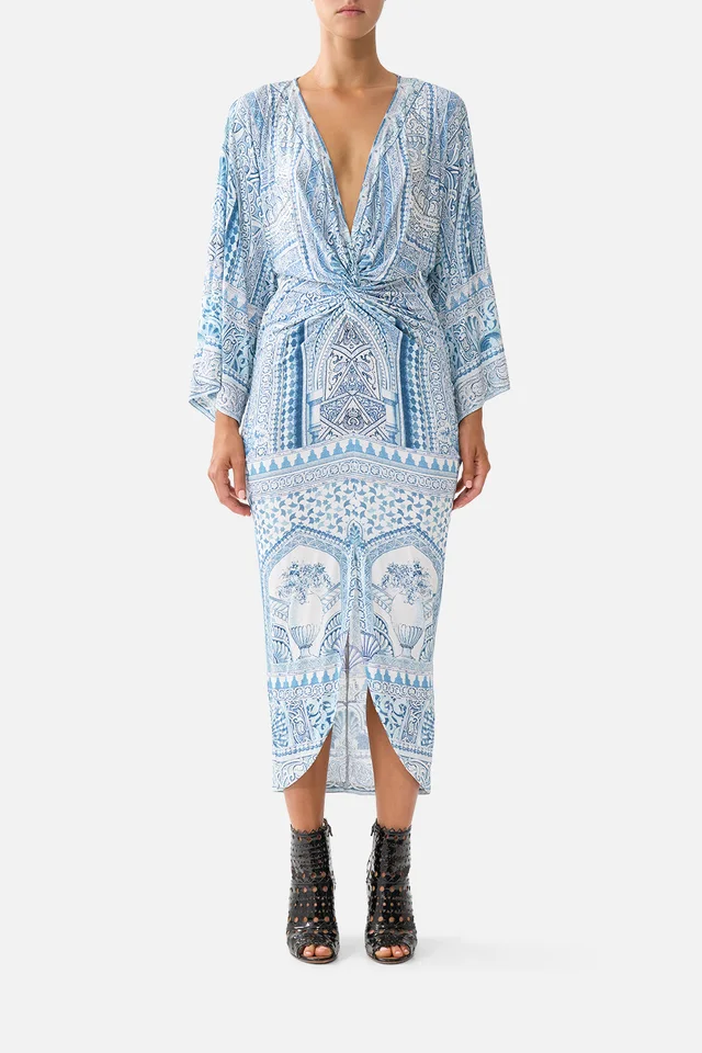 Camilla eBoutique LONG SPLIT FRONT TWIST DRESS THE HUM OF THE ALHAMBRA from CAMILLA, photo 1 of 1