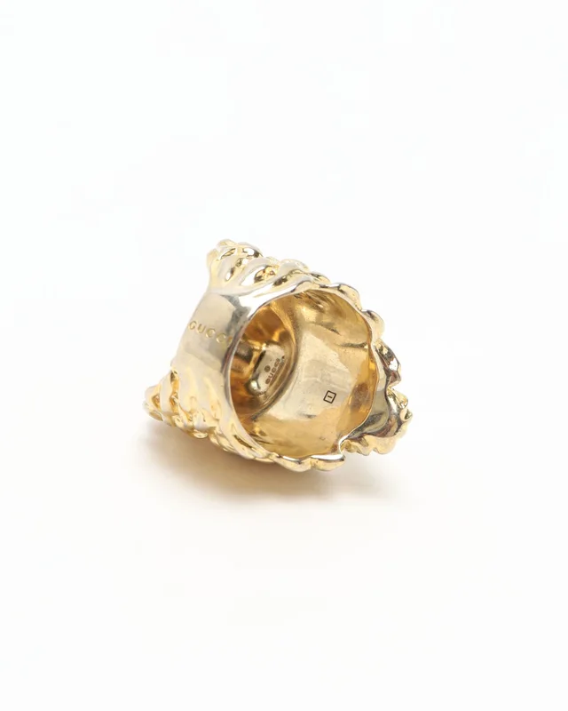 Gucci Lion Rhinestone Ring from A Retro Tale, photo 5 of 5