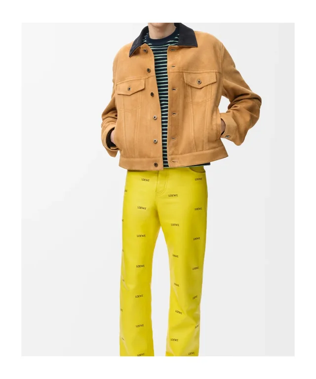 Loewe Trucker jacket in suede goat skin, photo 4 of 5 from SENSER