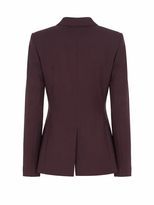 Sportmax Stretch wool tailored jacket - Plum, photo 2 of 6 from SENSER
