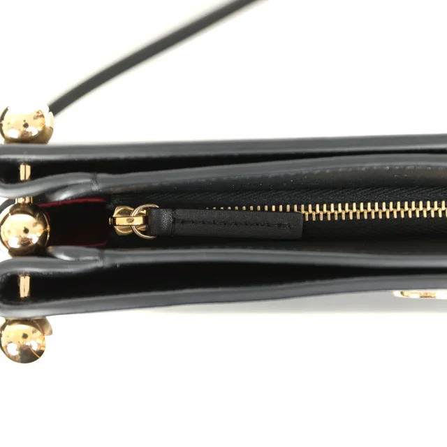Chanel "Chic Studs" Clutch Bag Black Lambskin Gold Hardware in Black Lambskin from Madison Avenue Couture, photo 9 of 11