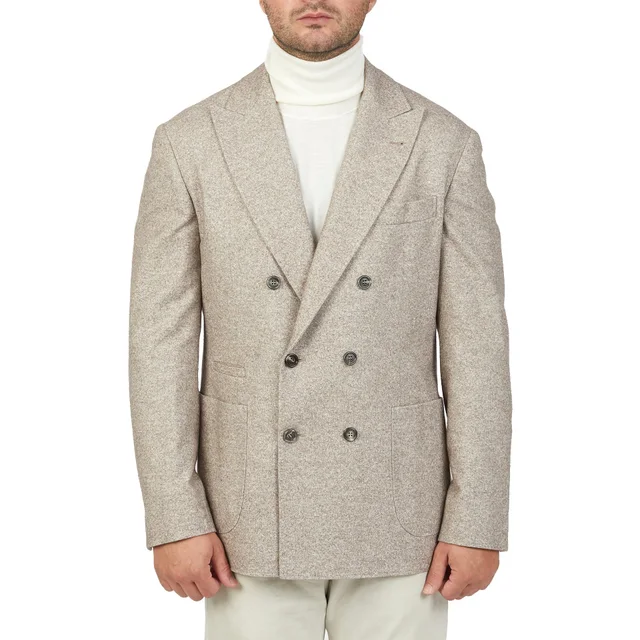 Brunello Cucinelli Double Breasted Wool Jacket, photo 8 of 10 from Balardi