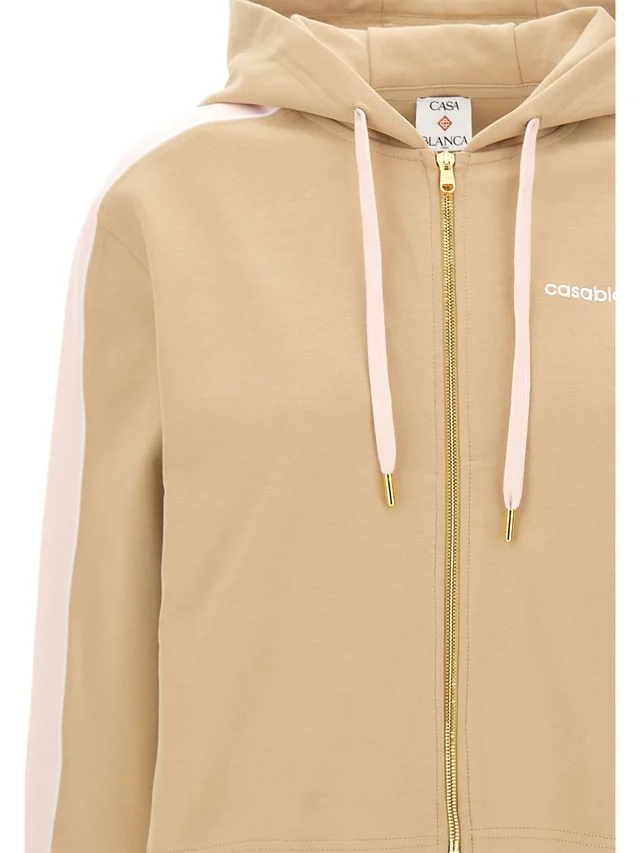 Casablanca Punto side-stripe zip-up hoodie, photo 5 of 5 from SENSER