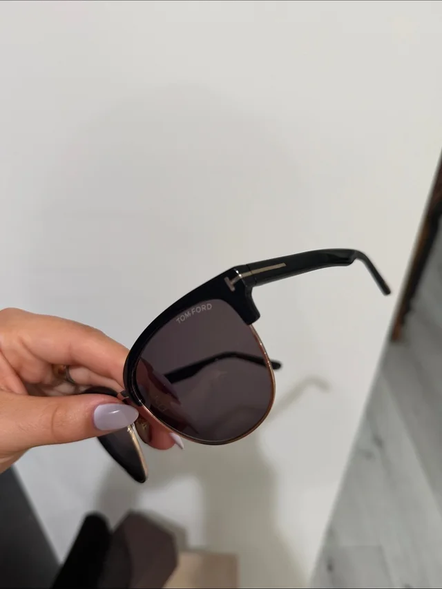 Tom Ford Cat-Eye Sunglasses With Dark Lenses in black|gold from Poshmark, photo 6 of 6