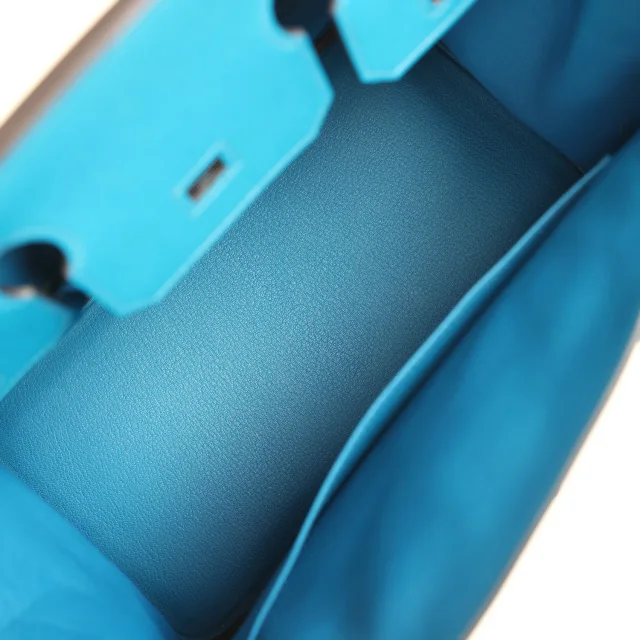 Hermès Birkin 30 Bleu Izmir Epsom Palladium Hardware in Blue Epsom from Madison Avenue Couture, photo 1 of 1