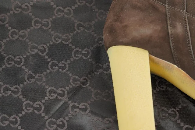 Gucci Size 9.5 Brown Suede GG Merino Boots in Brown Suede from Bagriculture