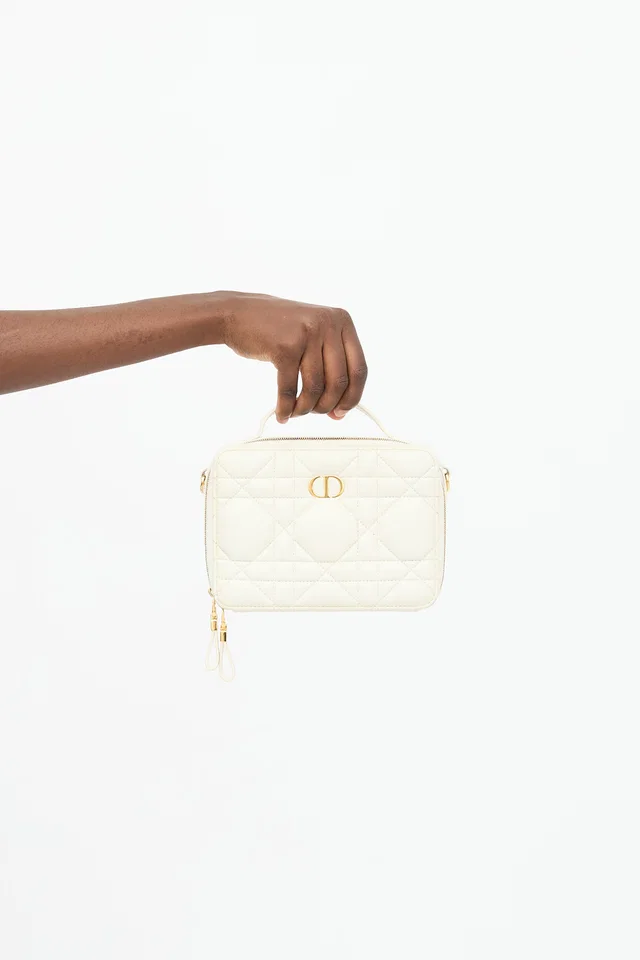 Dior Leather Caro Box Bag in Leather from VSP Consignment