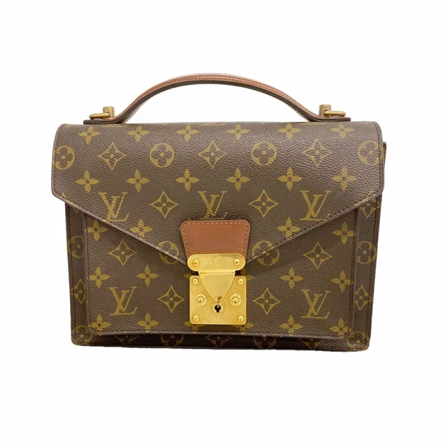 Louis Vuitton Handbag Monogram Monceau 26 Brown in Brown from The Reluxe