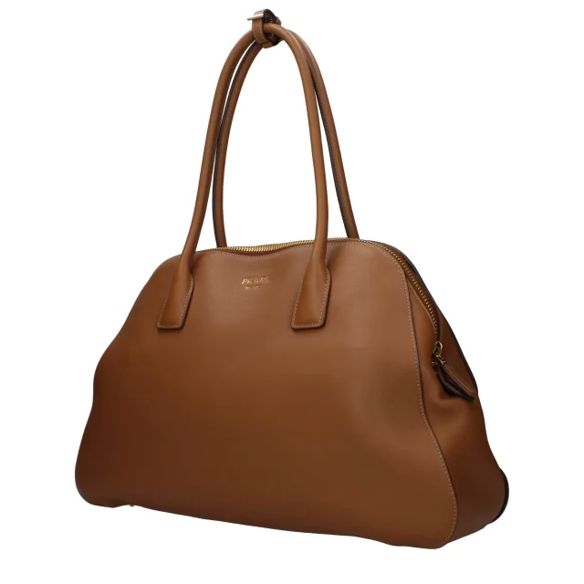 Prada Shoulder Bag in Brown Leather from HEWI, photo 2 of 3