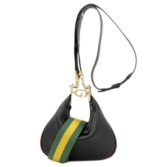 Gucci Attache Small 2-Way Shoulder Bag Calfskin in Calfskin from The Reluxe