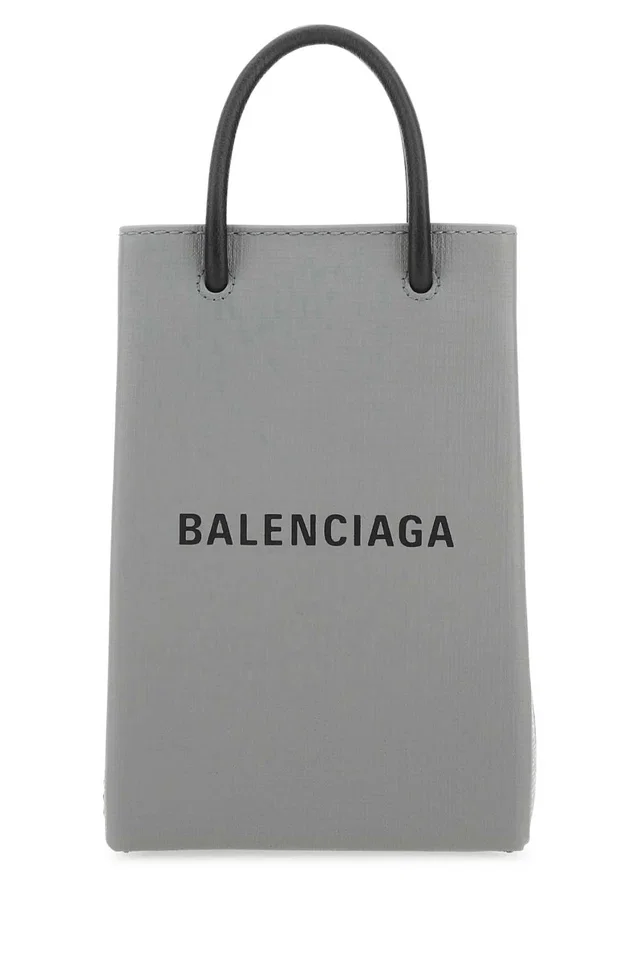 Balenciaga Cover Mini Bag — Gray in Grey Calfskin from HEWI