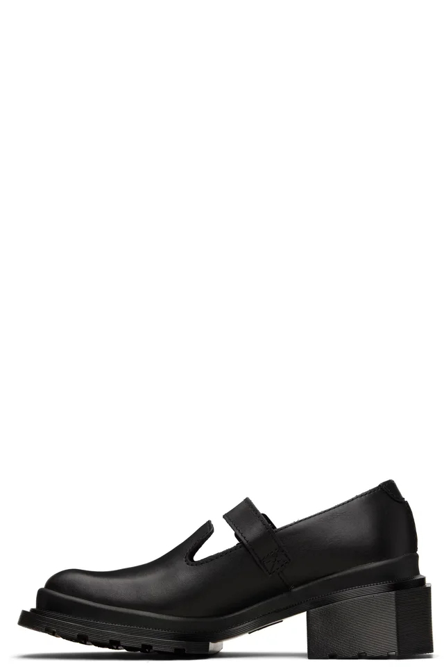 Dr. Martens Black Maybole Square Toe Mary Jane Heels, photo 3 of 5 from SSENSE