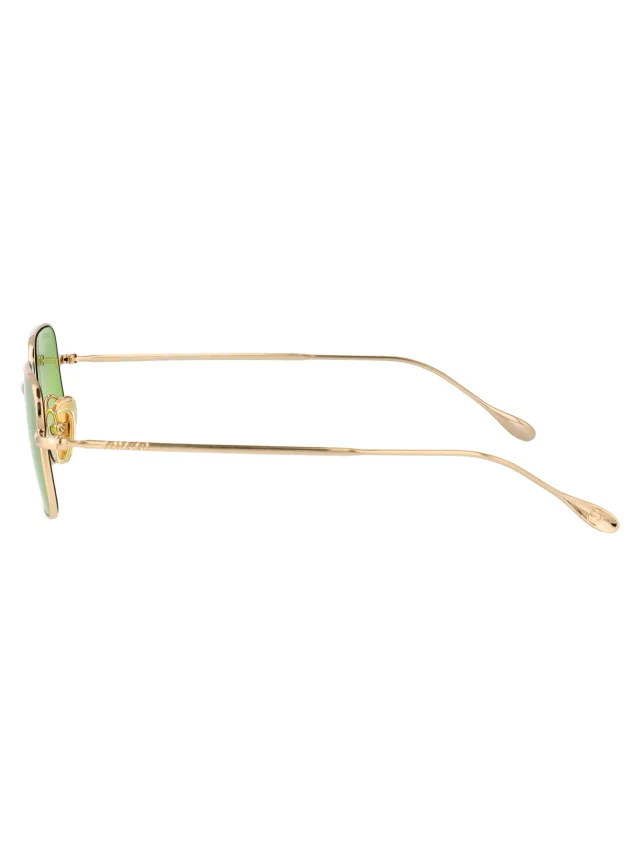 Gucci Gg1813s Gold Metal Square Sunglasses in Gold from HEWI, photo 3 of 3