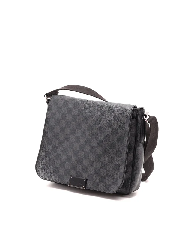 Louis Vuitton Damier Graphite District PM Bag in Grey Canvas from A Retro Tale, photo 2 of 11