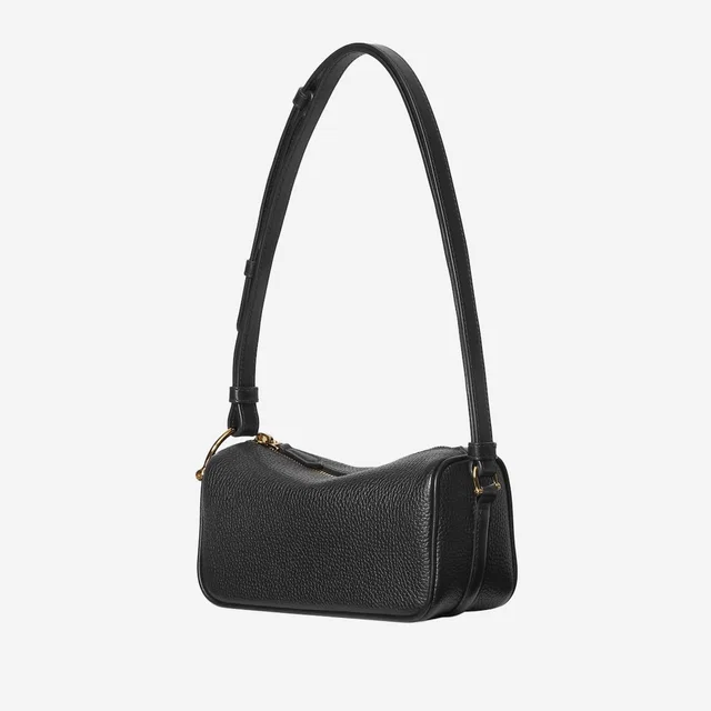 Gucci Half Horsebit Shoulder Bag — Black Leather in Black Leather from HEWI