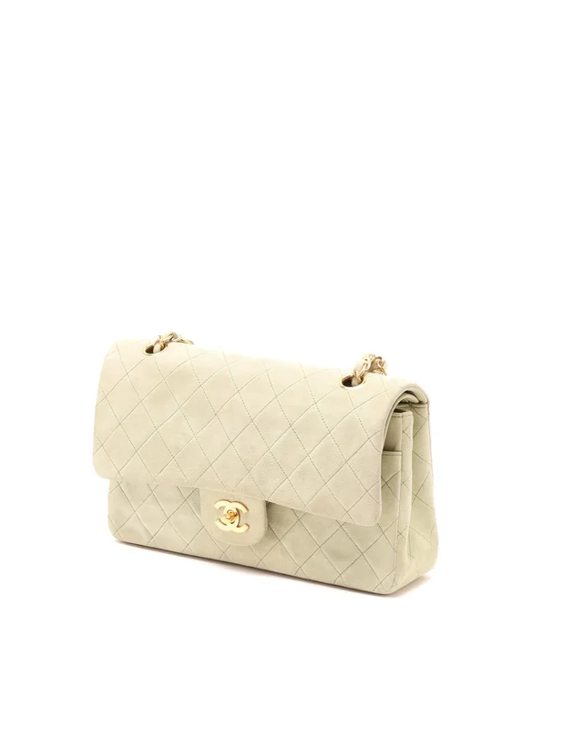Chanel Classic Medium Double Flap Suede Bag in Suede from A Retro Tale, photo 2 of 11