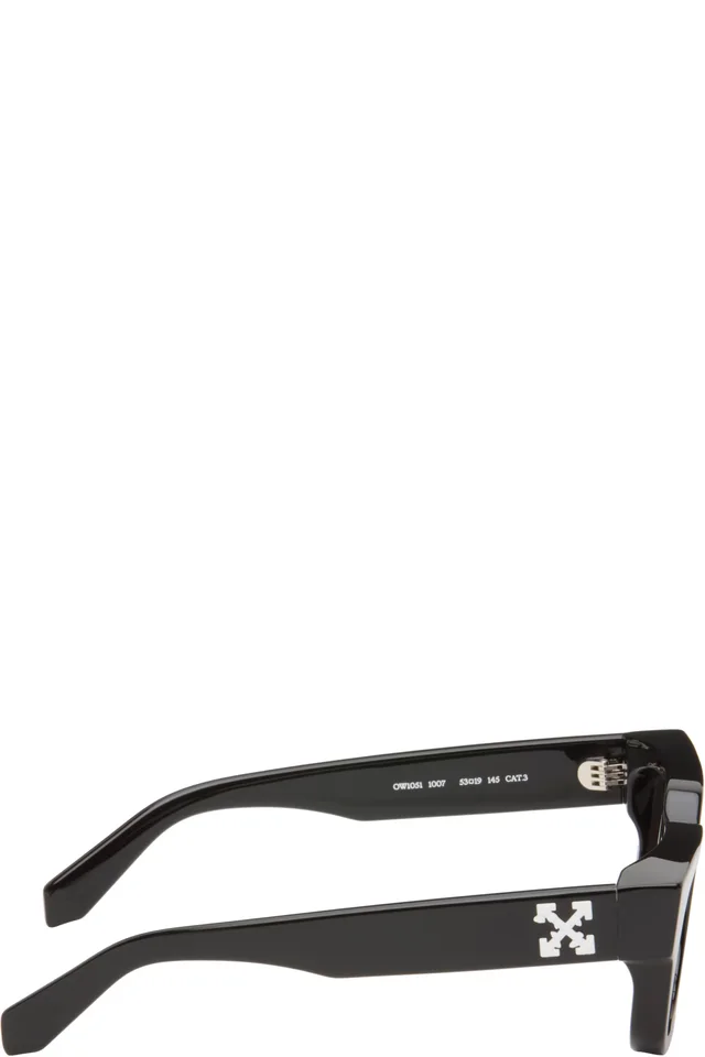 Off-White Black Rochester Sunglasses, photo 2 of 4 from SSENSE