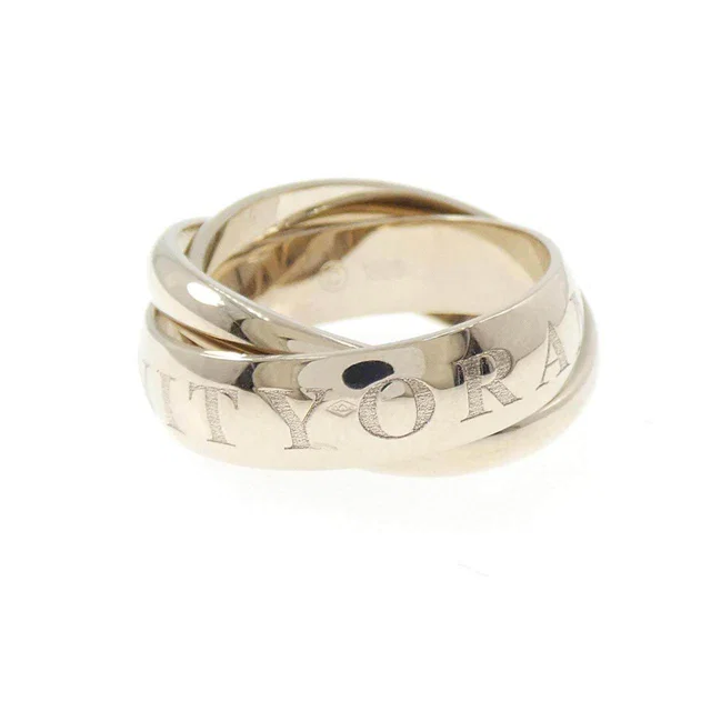 Cartier 750 White Gold Ring Size 13 in White from LuxUness