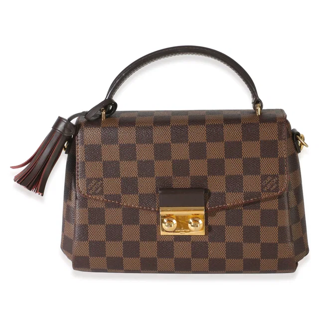 Louis Vuitton Damier Ebene Canvas Croisette in Brown Canvas from myGemma