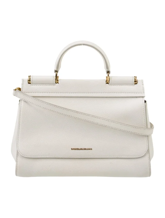 Dolce & Gabbana Top Handle Other bag in Gold Suede from The RealReal
