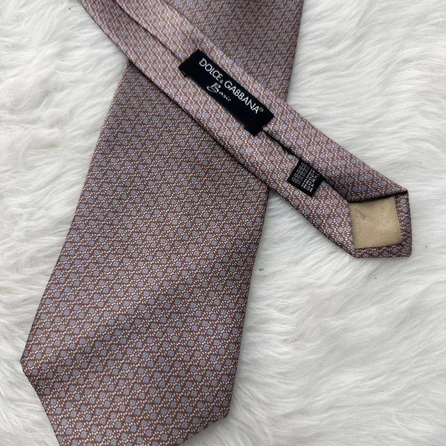 Dolce & Gabbana Stunning Silk Tie By Dolce & Gabanna - Beautiful Blue And Brown Pattern Luxury in brown|red Silk from Poshmark