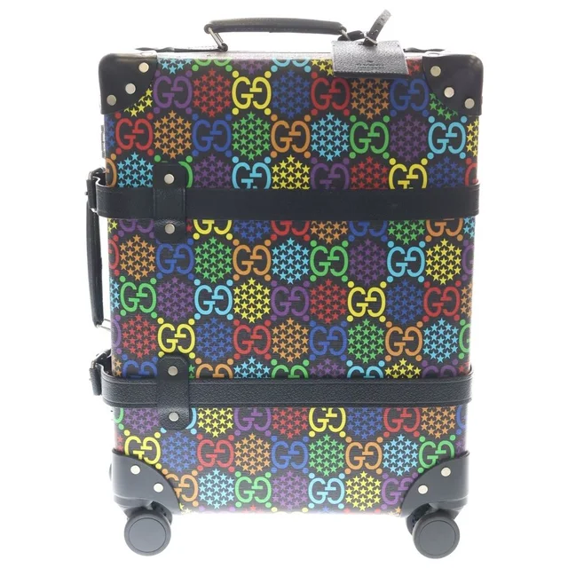 Gucci GG Psychedelic Trolley Case Travel Bag Multicolor in Multicolor from The Reluxe