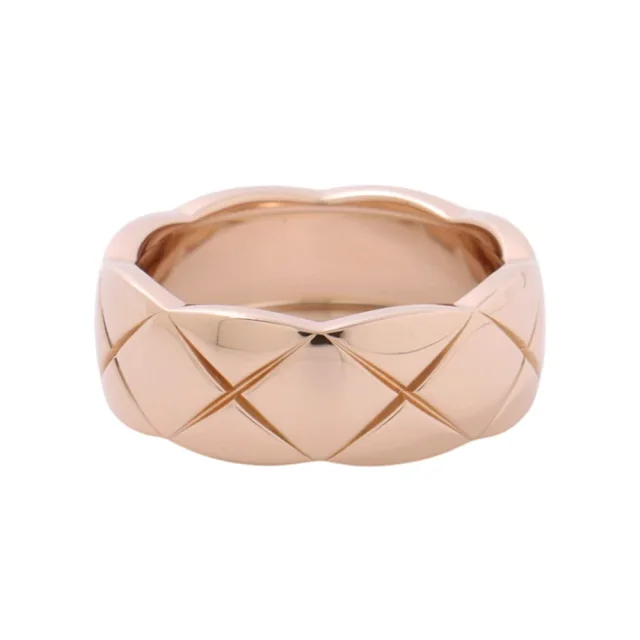 Chanel Coco Crush Collection Ring Size Medium/47/#7J10817 18K Pink Gold in Pink from GALLERY RARE, photo 5 of 9