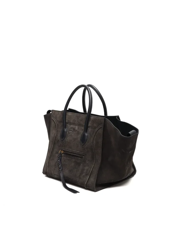 Celine Luggage Phantom Suede Bag in Suede from A Retro Tale, photo 2 of 11