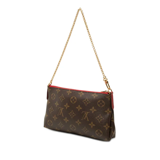 Brown Louis Vuitton Monogram Pallas Clutch Satchel in Brown Coated canvas from Designer Revival, photo 2 of 2