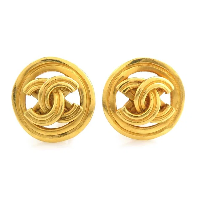Chanel Earrings CC Logo from The Reluxe