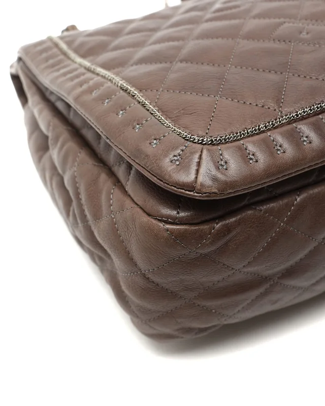 Chanel Coco Mark Istanbul Accordion Flap Bag in Leather from A Retro Tale, photo 6 of 11