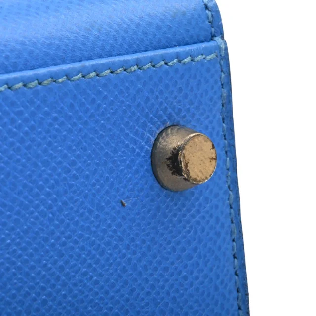 Hermès 1995 Kelly 32 Bleu France/Bleu Indigo in Blue from VINTAGE QOO TOKYO, photo 17 of 18