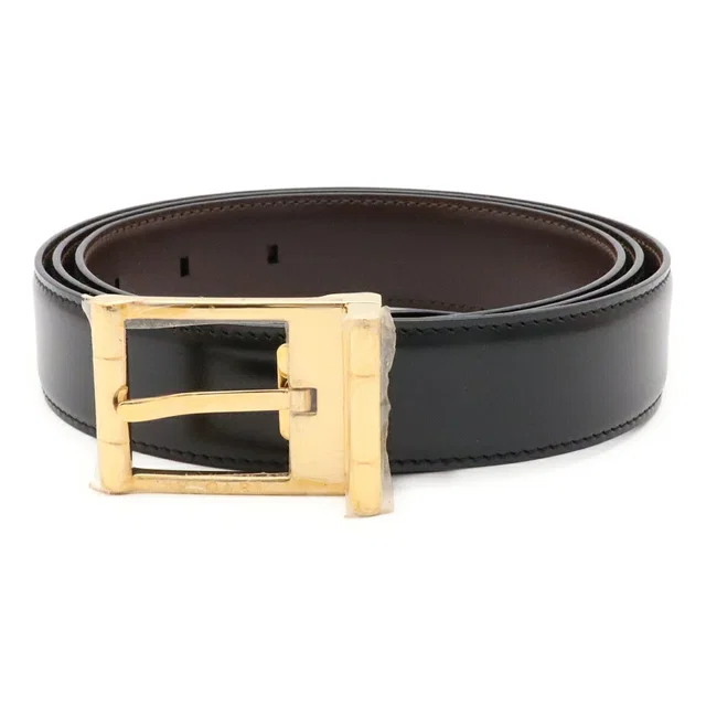 Bvlgari Leather Belt in Leather from LuxUness