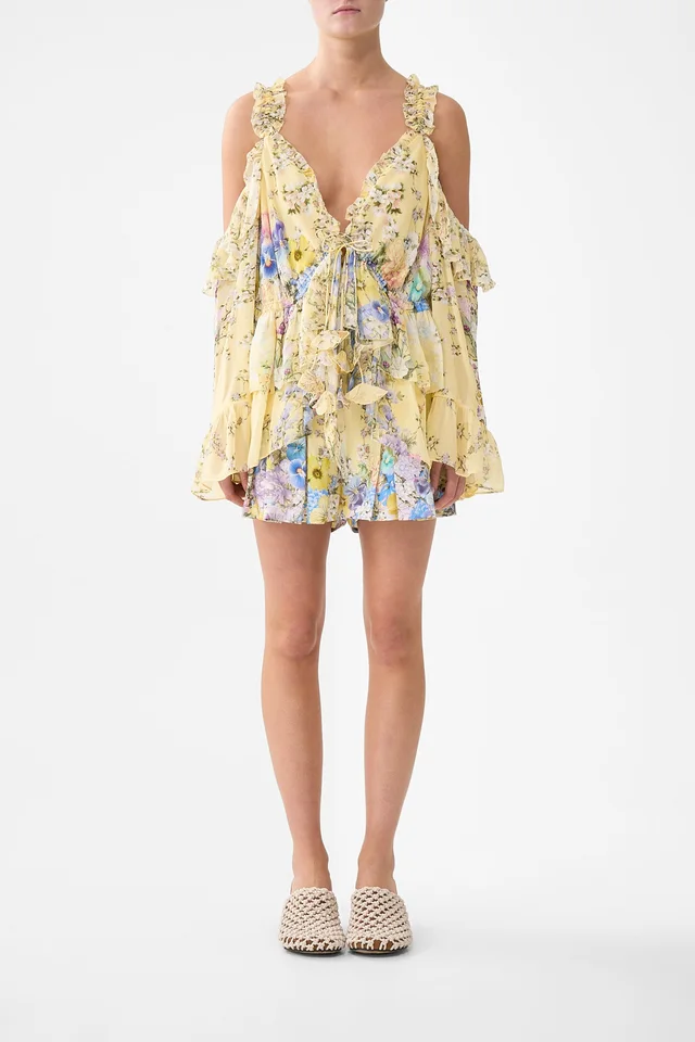 Camilla eBoutique COLD SHOULDER RUFFLE TOP DARLING BUDS from CAMILLA, photo 1 of 1