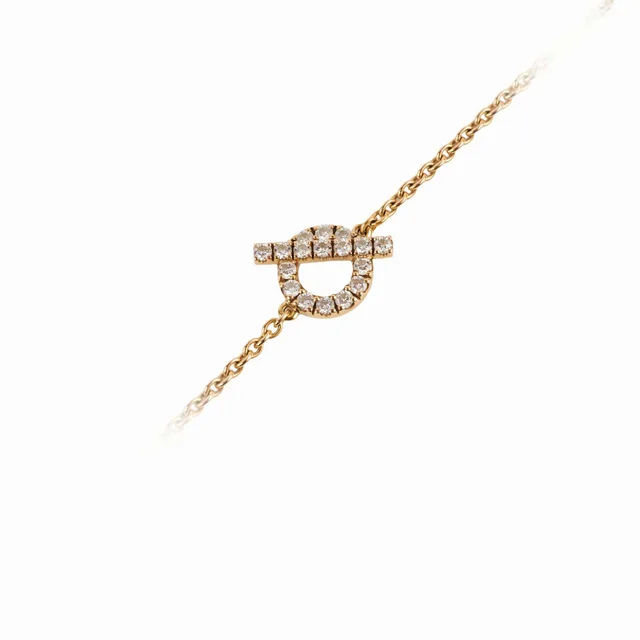 Hermès Finesse Bracelet Rose Gold in Pink from The Purse Affair