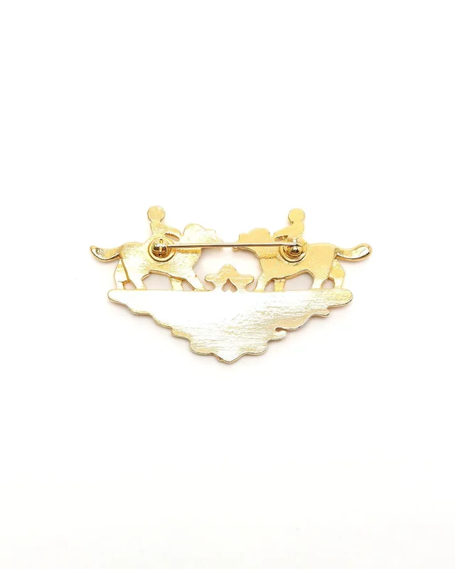 Hermès Children Dogs Brooch from A Retro Tale, photo 3 of 4